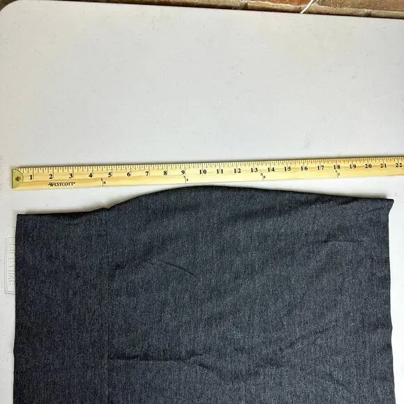 Eileen Fisher Women`s Heathered Grey Mini Pencil Skirt Size Small‎ - Picture 9 of 9